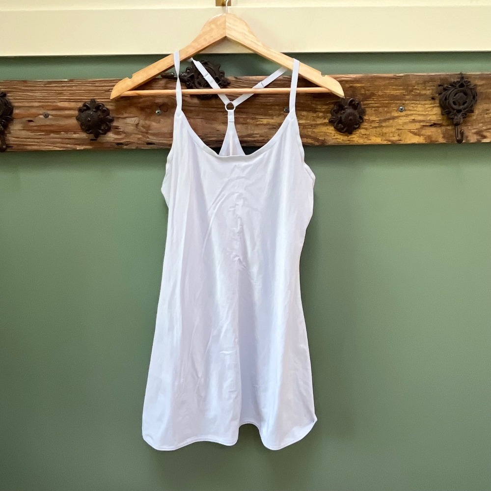 Outdoor Voices Exercise Dress Light Lavender Blue Mini Racerback Liner Womens M